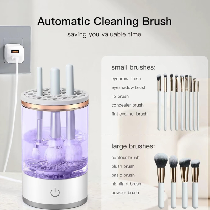 Nettoyeur de pinceaux de maquillage