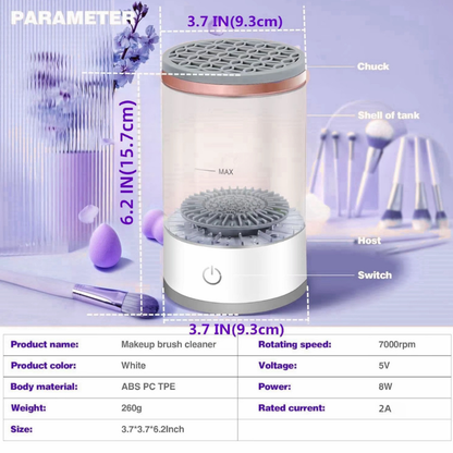 Nettoyeur de pinceaux de maquillage